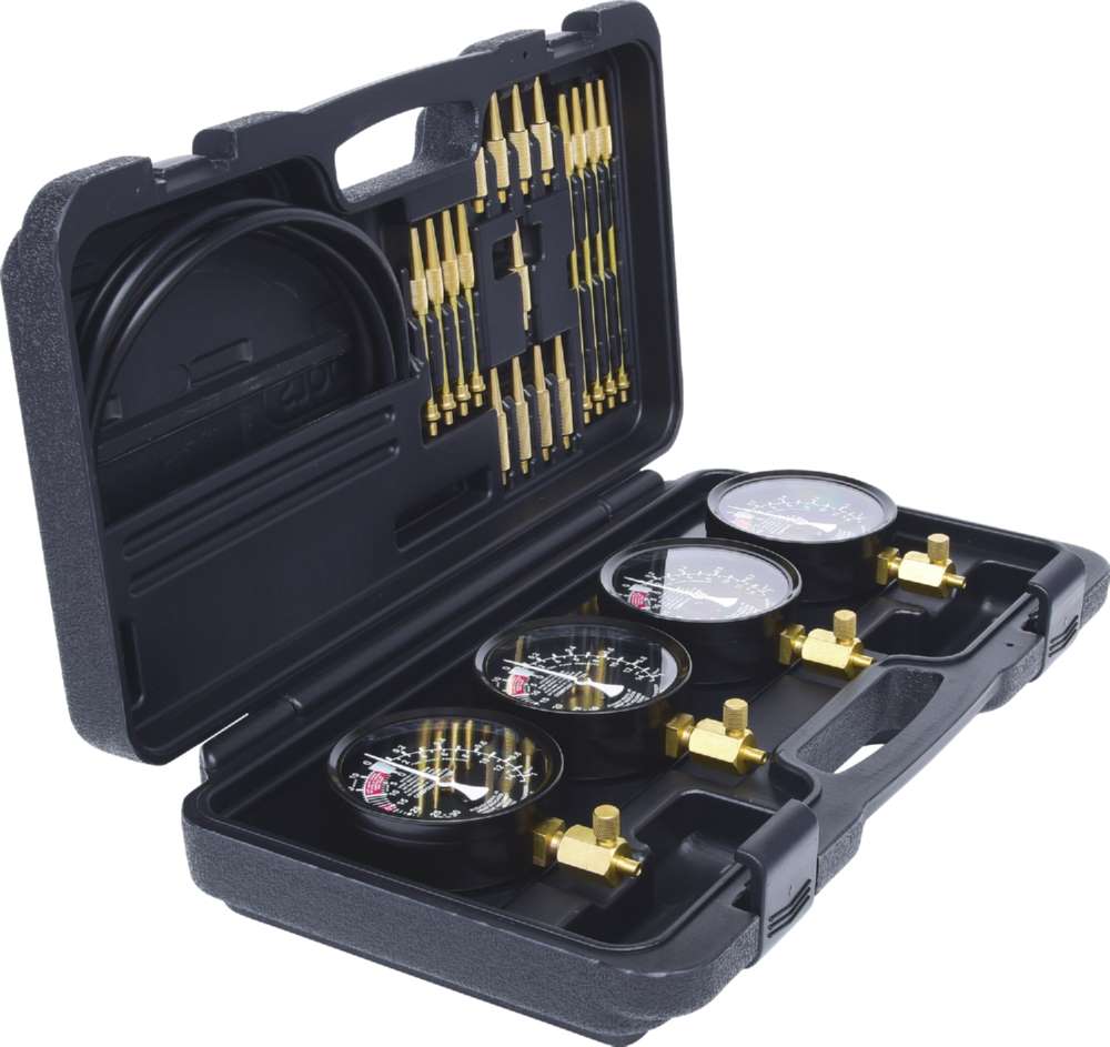 Produktbild KS Tools Synchron Vergaser Testgerät mit 4 Synchronuhren 28 Teile bild 5