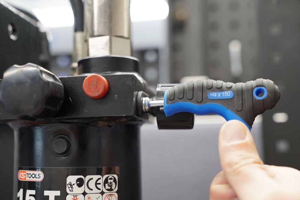 Produktbild Brilliant Tools Kugelkopf Innensechskant Winkelstiftschlüssel 3,0 x 100 mm T Griff bild 3