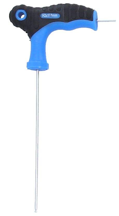 Produktbild Brilliant Tools Kugelkopf Innensechskant Winkelstiftschlüssel 2,0 x 100 mm T Griff bild 1