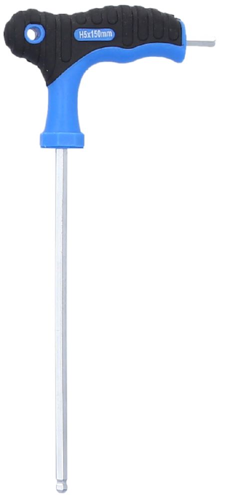 Produktbild Brilliant Tools Kugelkopf Innensechskant Winkelstiftschlüssel 5,0 x 100 mm T Griff