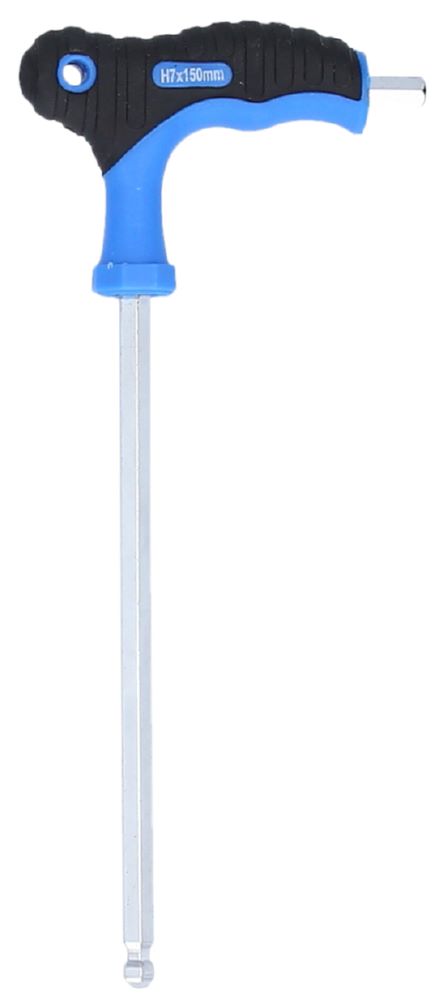 Produktbild Brilliant Tools Kugelkopf Innensechskant Winkelstiftschlüssel 7,0 x 100 mm T Griff