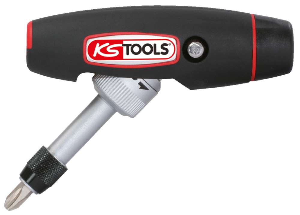 Produktbild KS Tools Ratschen Bit Schraubendrehersatz T-Griff 1/4 Zoll 7 Teile bild 4