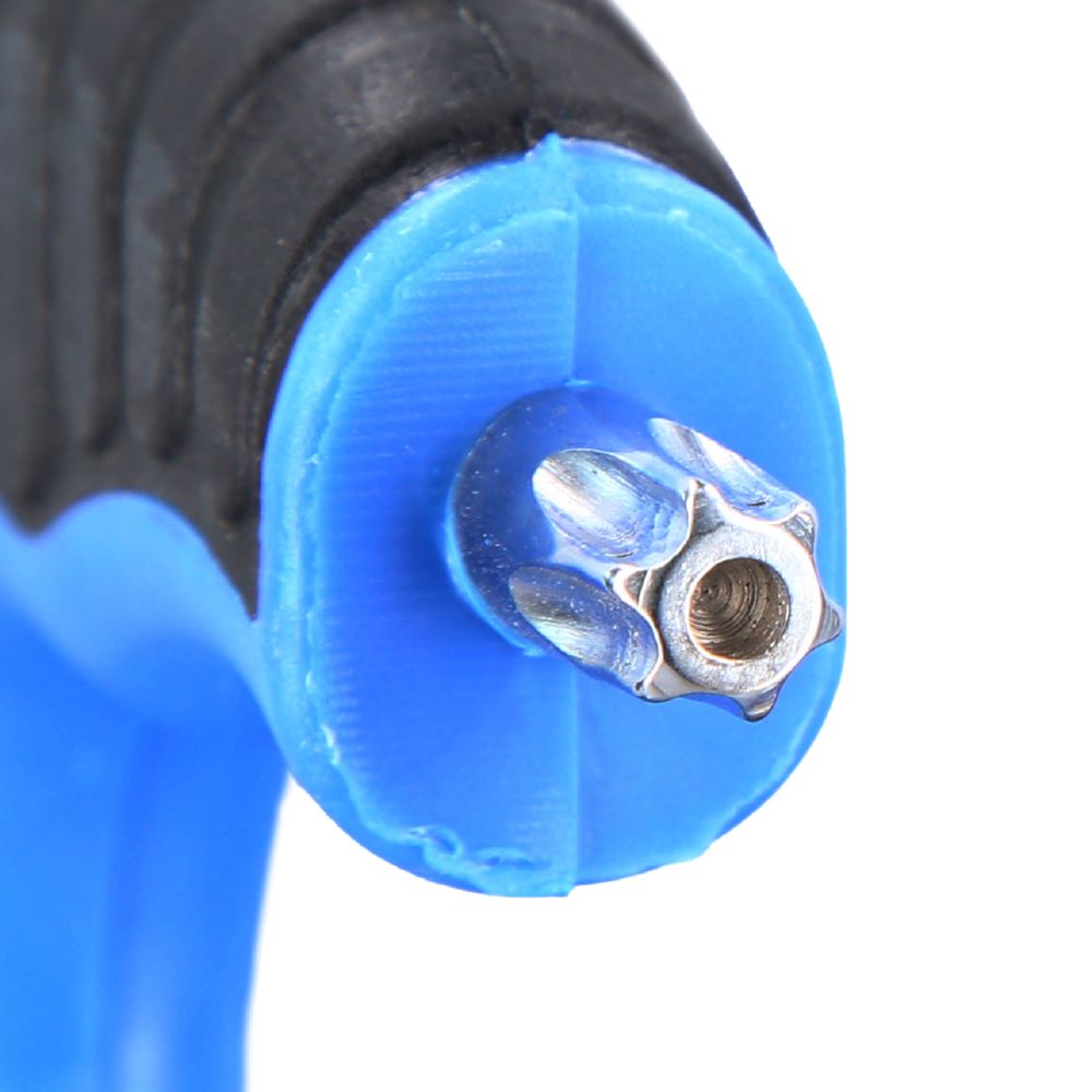 Produktbild Brilliant Tools Winkelstiftschlüssel Torx mit Stirnlochbohrung T20 x 100 mm T Griff bild 6