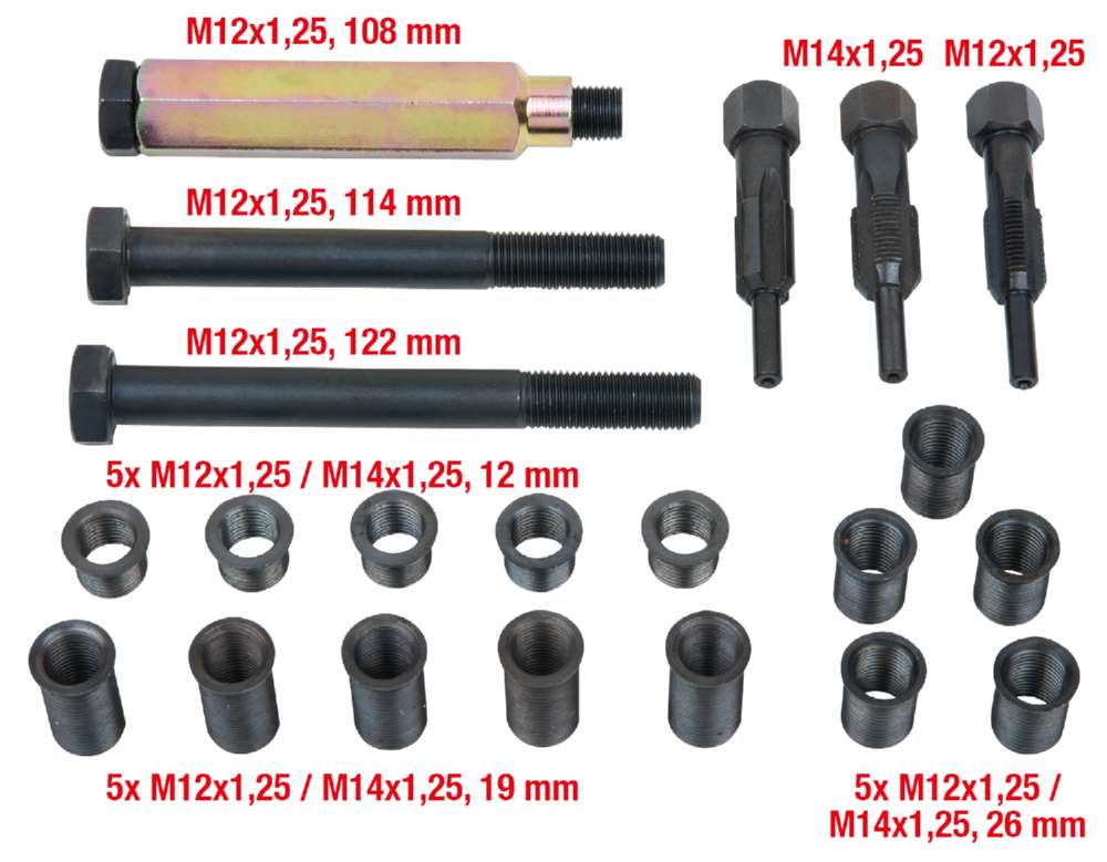Produktbild KS Tools THREADfix Reparatur Satz M12 x 1,25 Glüh und Zündkerzen 21 Teile bild 9