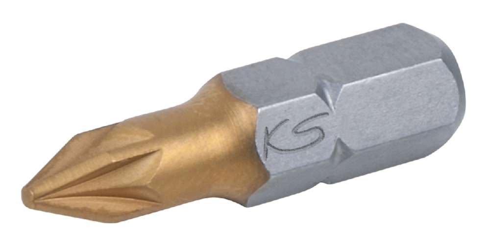 Produktbild KS Tools 1/4 Zoll TiN Bit Länge 25mm PZ1