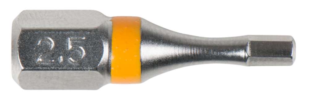 Produktbild KS Tools 1/4 Zoll TORSIONpower Bit Innen Sechskant Länge 25mm Profilgröße 2,5mm