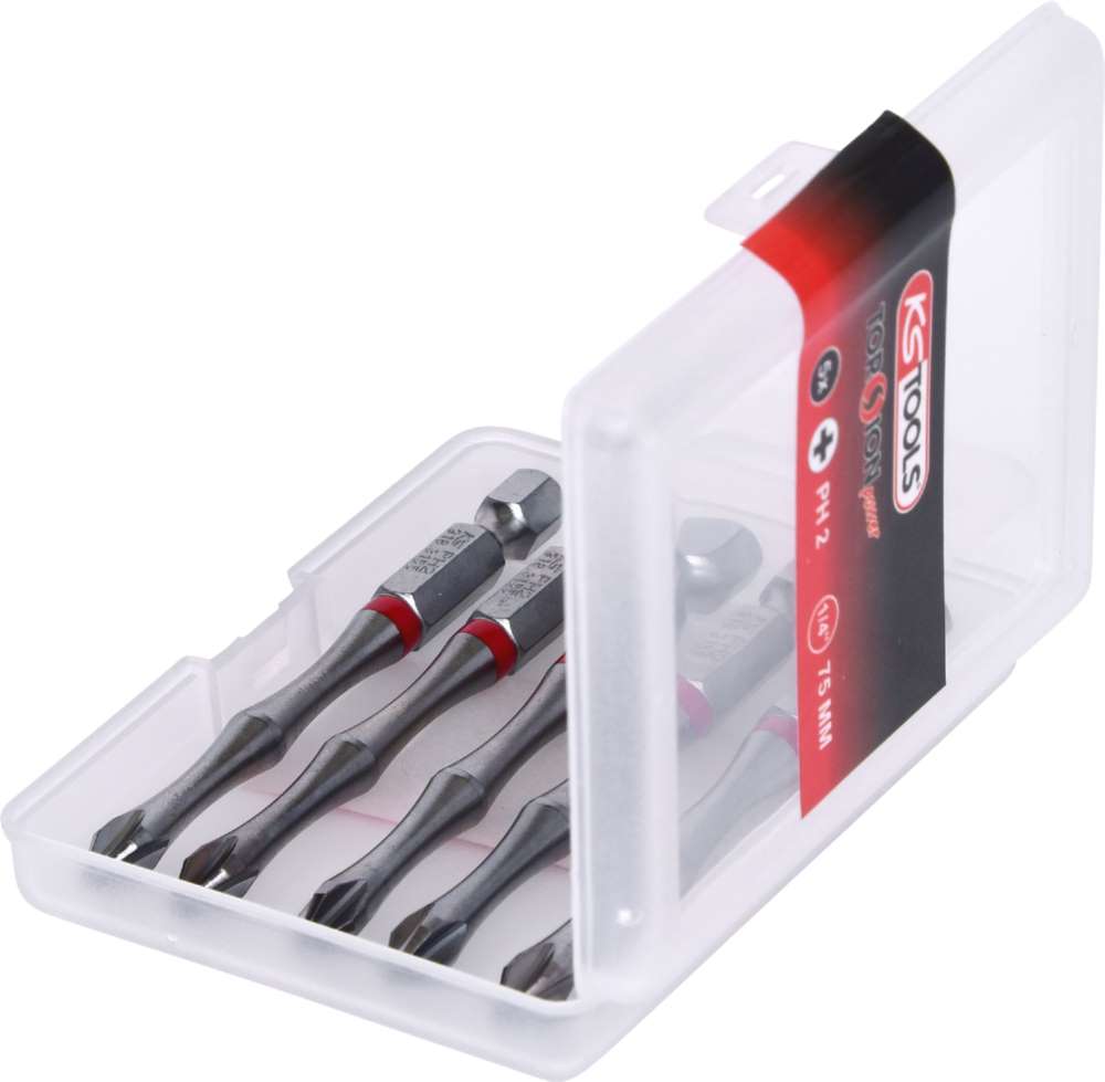 Produktbild KS Tools 1/4 Zoll TORSIONpower Bit Länge 75mm PH2 5er Pack bild 3