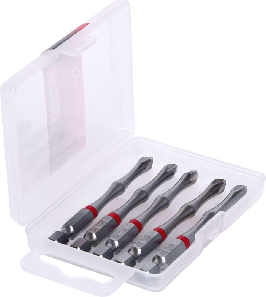 Produktbild KS Tools 1/4 Zoll TORSIONpower Bit Länge 75mm PH2 5er Pack bild 6
