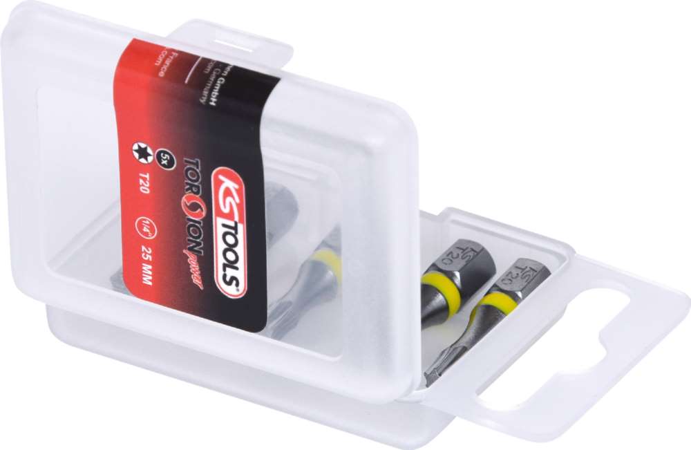 Produktbild KS Tools 1/4 Zoll TORSIONpower Bit Torx Länge 25mm T20 im 5er Pack bild 5