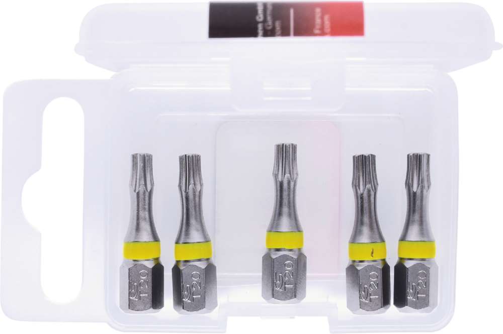 Produktbild KS Tools 1/4 Zoll TORSIONpower Bit Torx Länge 25mm T20 im 5er Pack bild 6