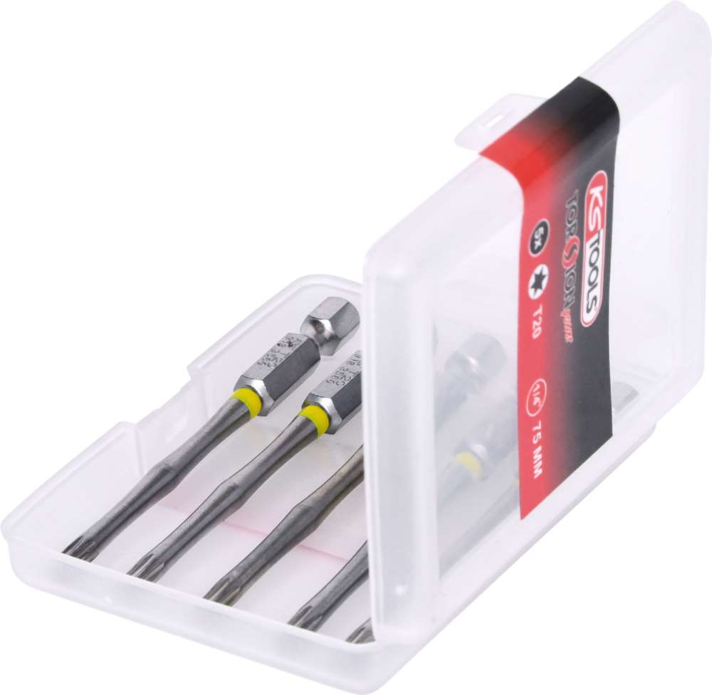 Produktbild KS Tools 1/4 Zoll TORSIONpower Bit Torx Länge 75mm T20 5er Pack bild 3