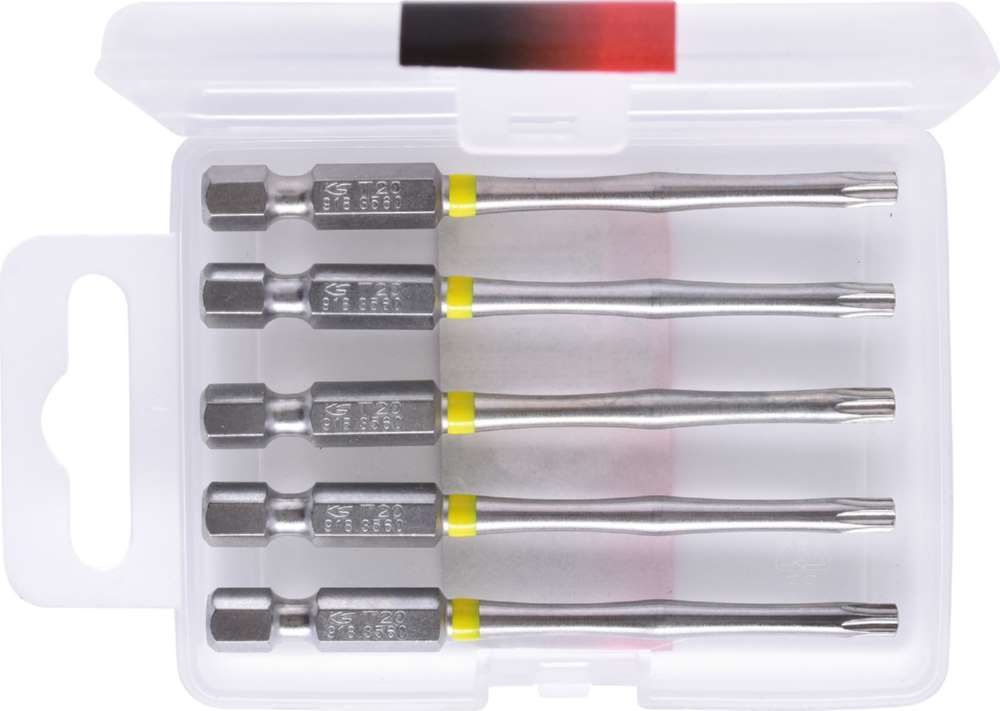 Produktbild KS Tools 1/4 Zoll TORSIONpower Bit Torx Länge 75mm T20 5er Pack bild 5
