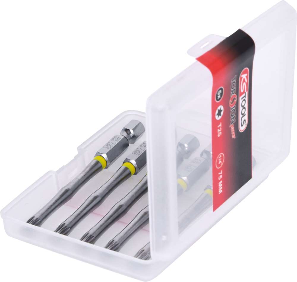 Produktbild KS Tools 1/4 Zoll TORSIONpower Bit Torx Länge 75mm T25 5er Pack bild 3