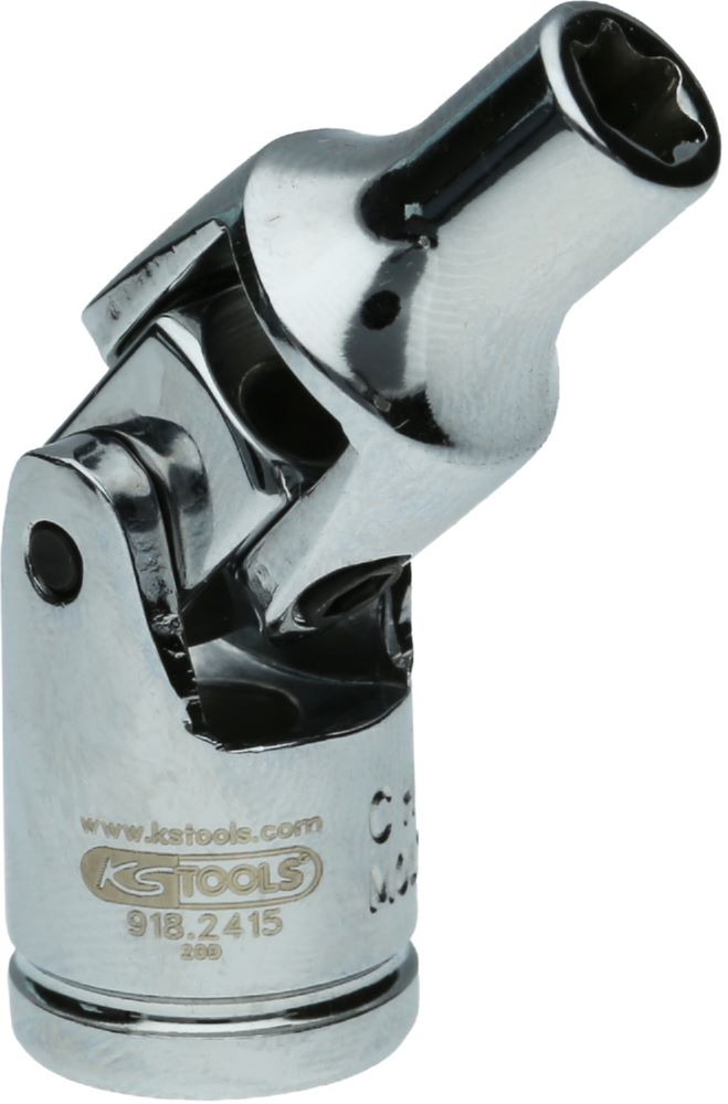 Produktbild KS Tools 1/4 Zoll Torx-E-Stecknuss mit Gelenk E6 Länge 44 mm bild 2