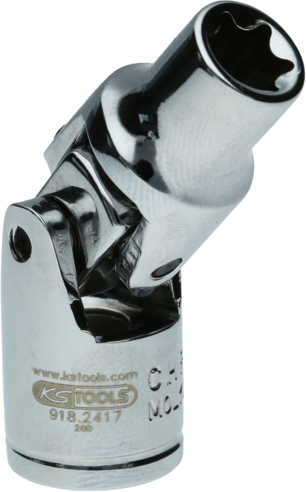 Produktbild KS Tools 1/4 Zoll Torx-E-Stecknuss mit Gelenk E8 Länge 44 mm bild 2