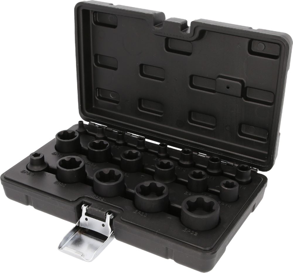 Produktbild KS Tools Torx Plus Steckschlüssel Satz 19 Teile 1/4 Zoll 3/8 Zoll 1/2 Zoll bild 2