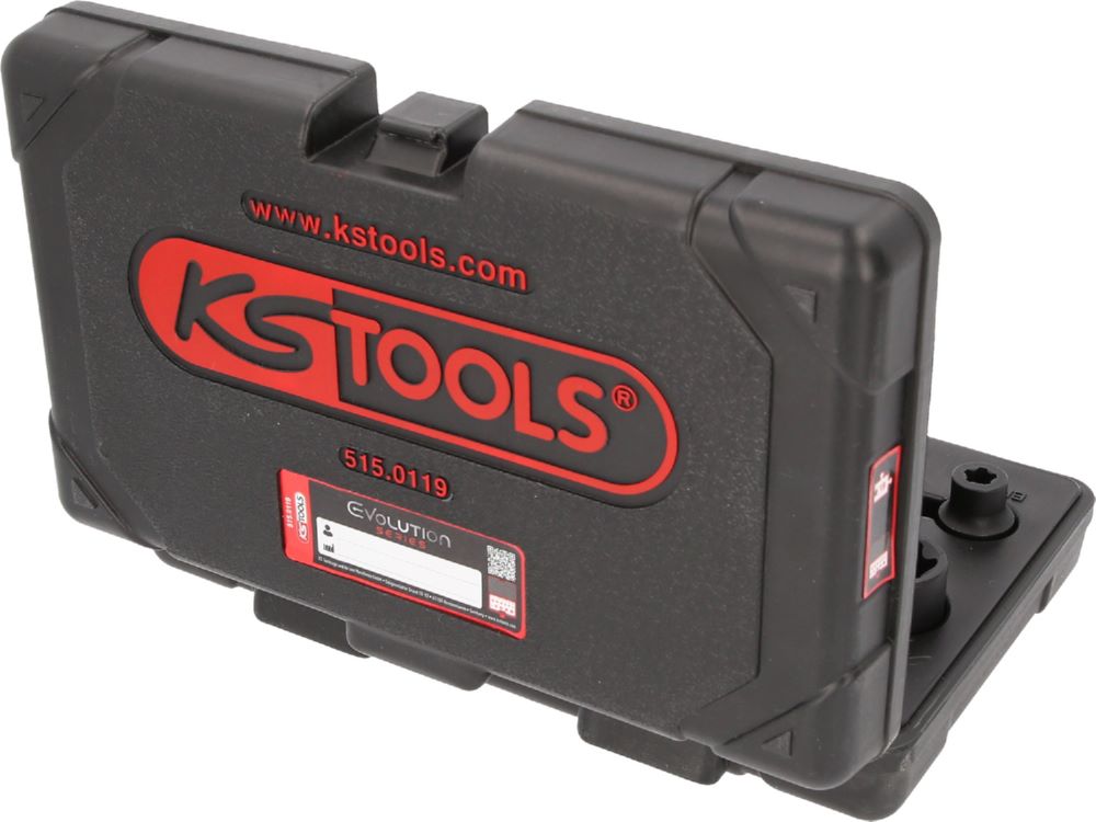 Produktbild KS Tools Torx Plus Steckschlüssel Satz 19 Teile 1/4 Zoll 3/8 Zoll 1/2 Zoll bild 4