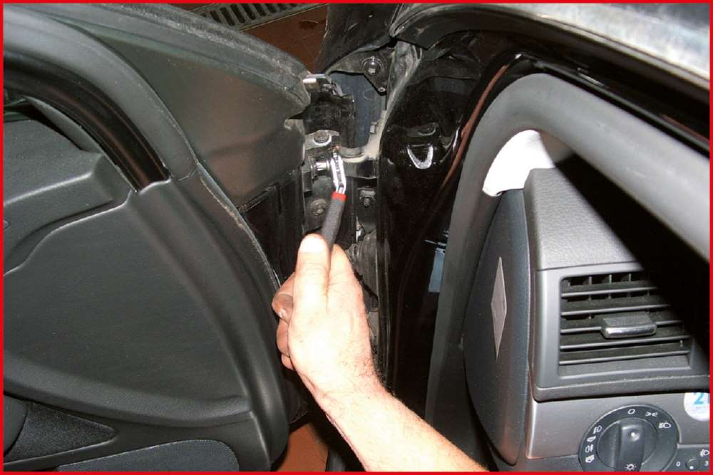 Produktbild KS Tools Türscharnier- und Spursteckschlüssel-Satz 9 Teile bild 6