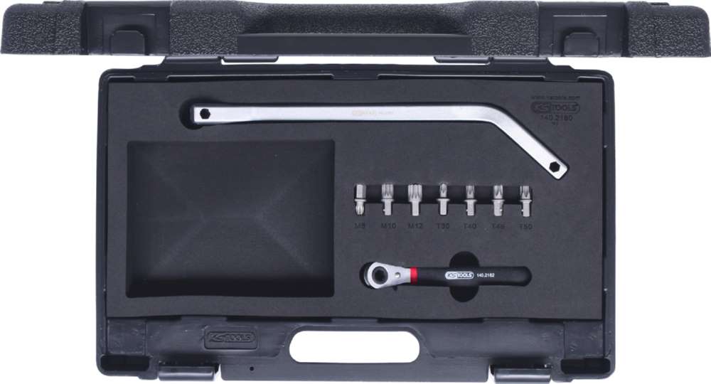 Produktbild KS Tools Türscharnier- und Spursteckschlüssel-Satz 9 Teile bild 7