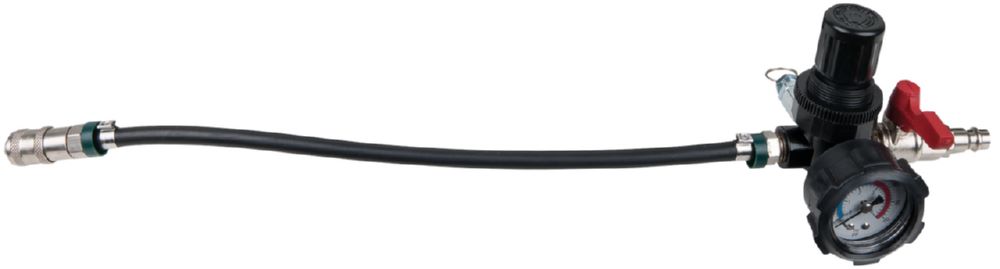 Produktbild KS Tools Turbolader Ladeluft System Lufteinlass Adapter mit Schlauch und Manometer 450 mm