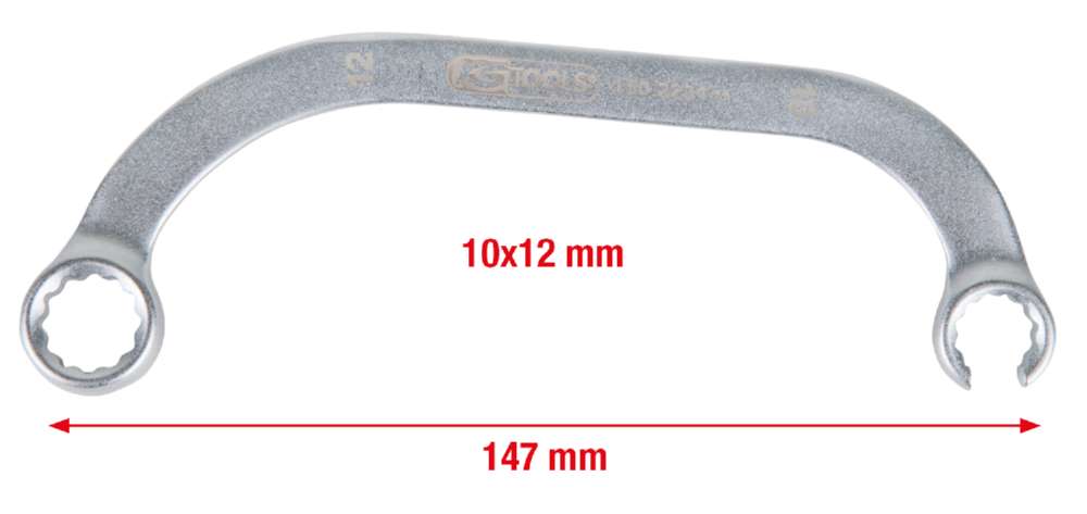 Produktbild KS Tools Turbolader Spezial Schlüssel für VAG Schlüsselweite 10 x 12 mm bild 9
