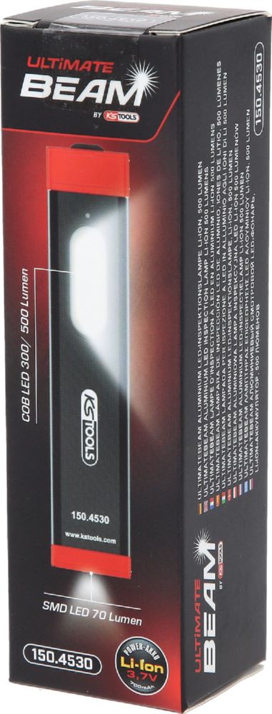 Produktbild KS Tools LED-Inspektionslampe UltimateBEAM Aluminium Li-Ion 500 Lumen bild 4
