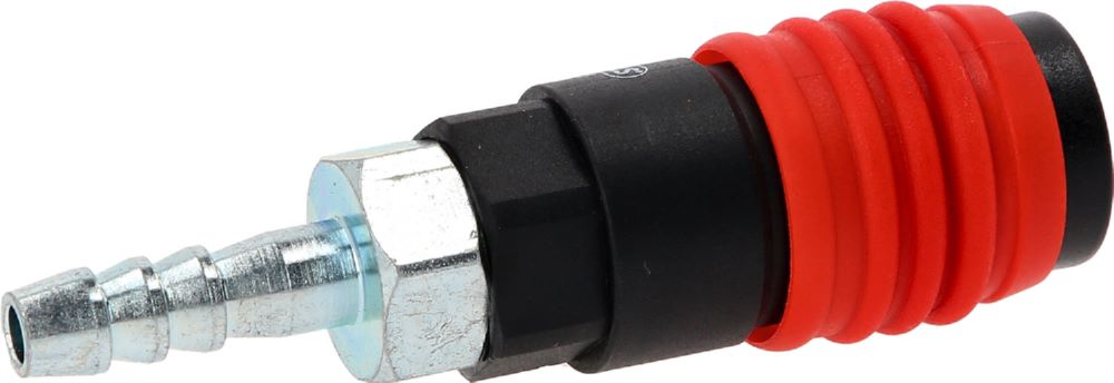 Produktbild KS Tools Universal Druckluft Sicherheitskupplung 9 mm mit Schlauchtülle