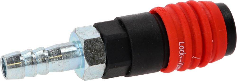 Produktbild KS Tools Universal Druckluft Sicherheitskupplung 11 mm mit Schlauchtülle