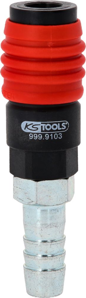 Produktbild KS Tools Universal Druckluft Sicherheitskupplung 14,5 mm mit Schlauchtülle bild 3