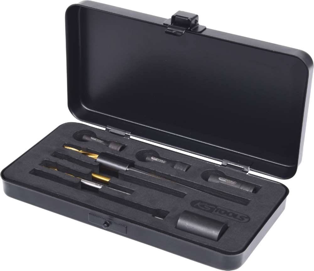 Produktbild KS Tools Universal Glühkerzen Ausbohrsatz M10 x 1 8 Teile