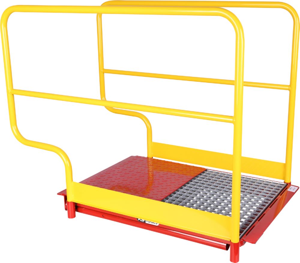 Produktbild KS Tools Universal Grubenbrück bodeneben inklusive Sicherheitsgeländer Breite 870-1150 mm bild 2