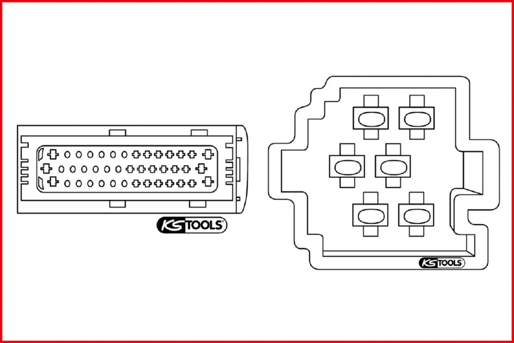 Produktbild KS Tools LKW Universal Kabel Entriegelungswerkzeug Satz 3 teilig bild 11