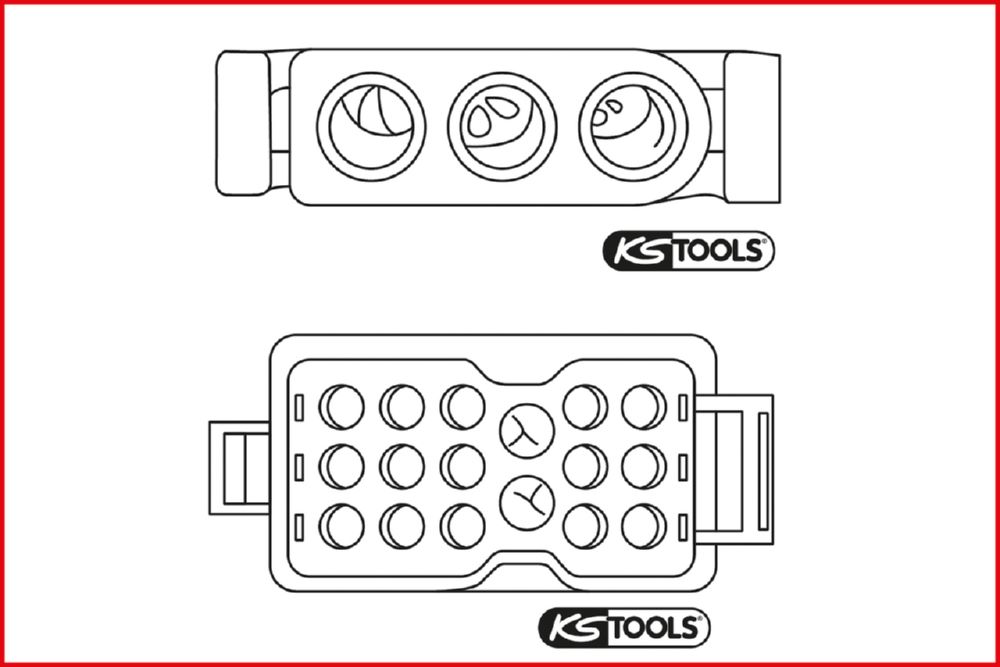 Produktbild KS Tools LKW Universal Kabel Entriegelungswerkzeug Satz 3 teilig bild 16