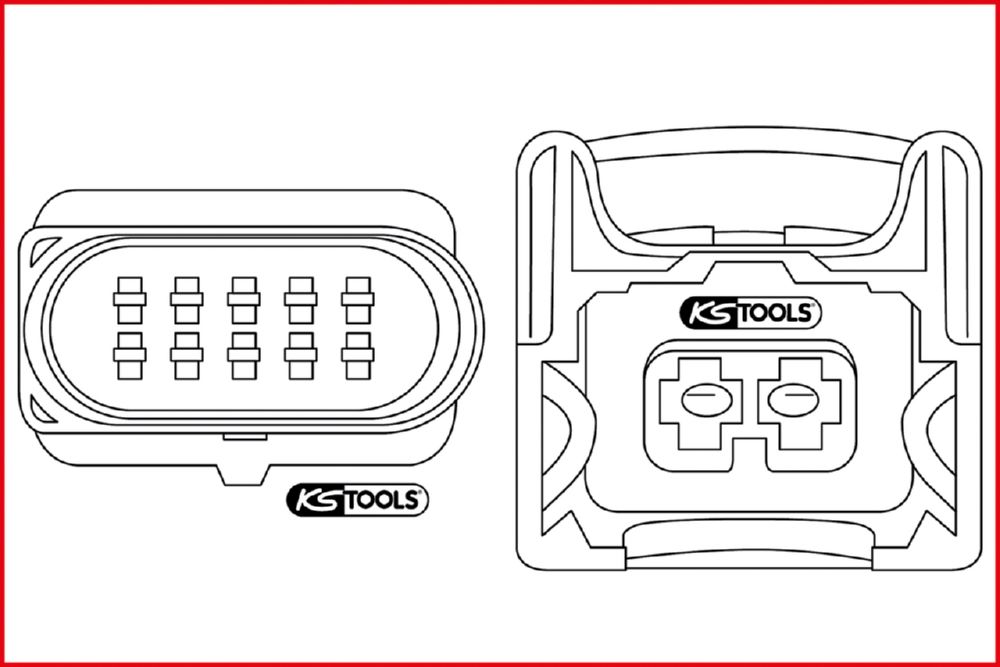 Produktbild KS Tools LKW Universal Kabel Entriegelungswerkzeug Satz 3 teilig bild 7