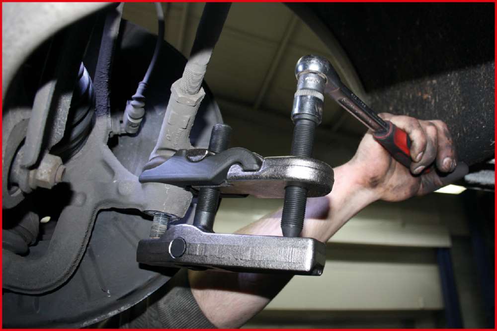 Produktbild KS Tools Universal Kugelgelenk Ausdrücker Satz mit auswechselbaren Gabeln 7 teilig bild 2