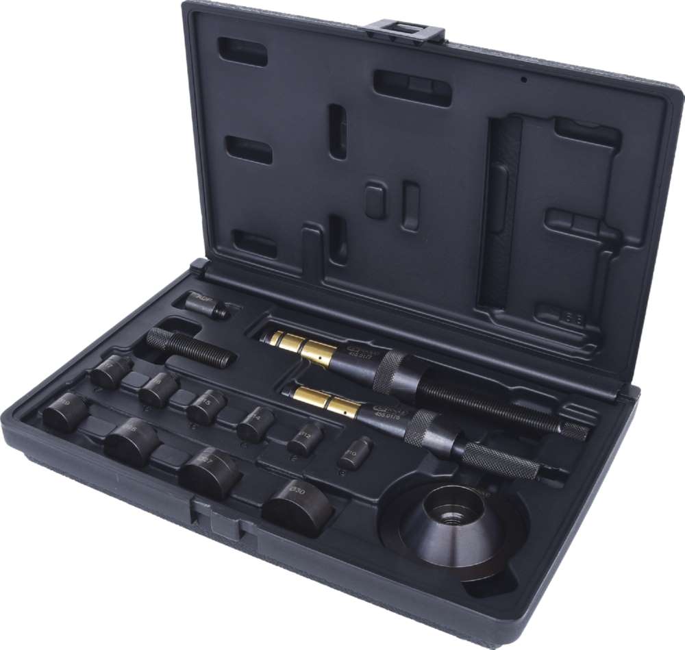Produktbild KS Tools Universal Kupplungs Zentrier Werkzeug Satz Durchmesser 15 mm - 26 mm 19 Teile