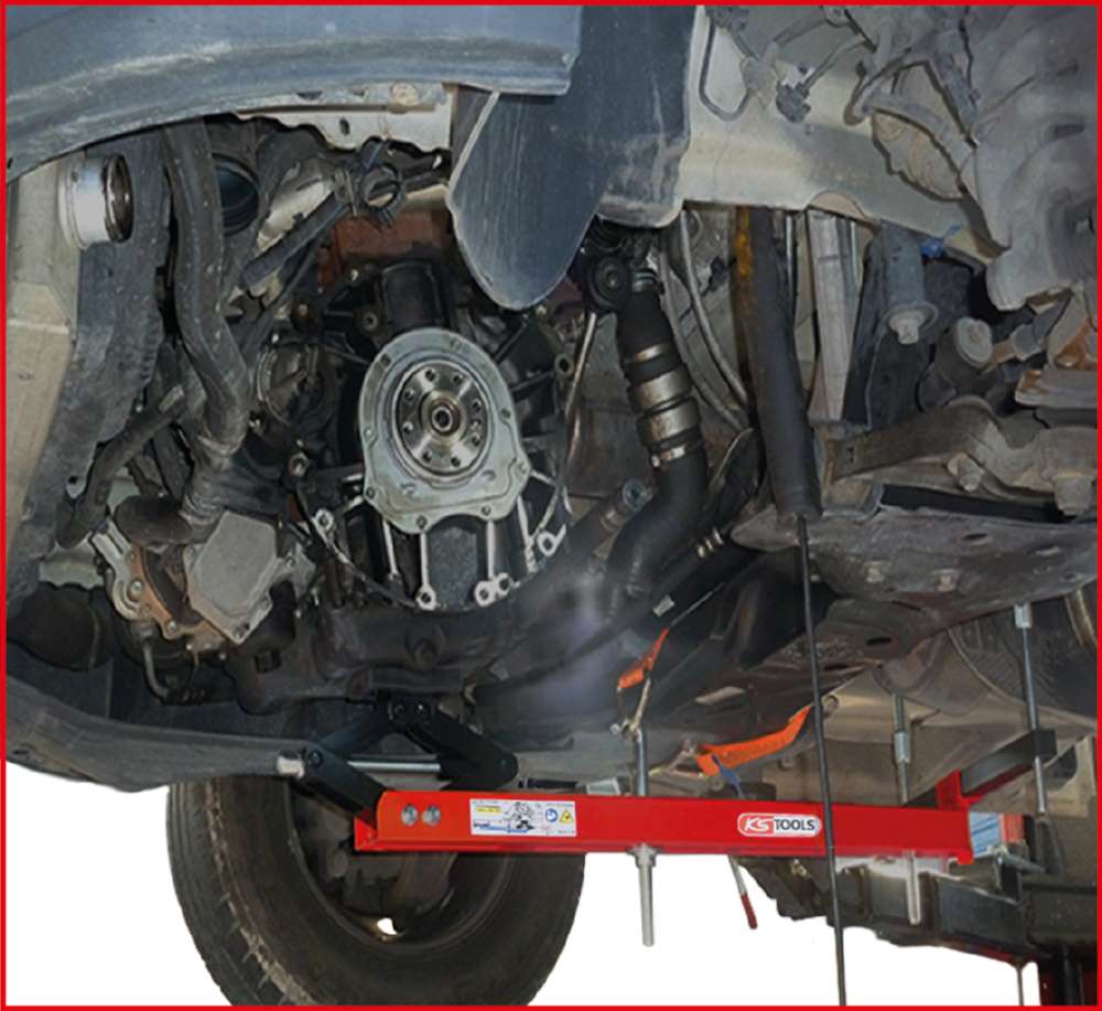 Produktbild KS Tools Universal Motor Stütztraversen Satz 4 Teile bild 6