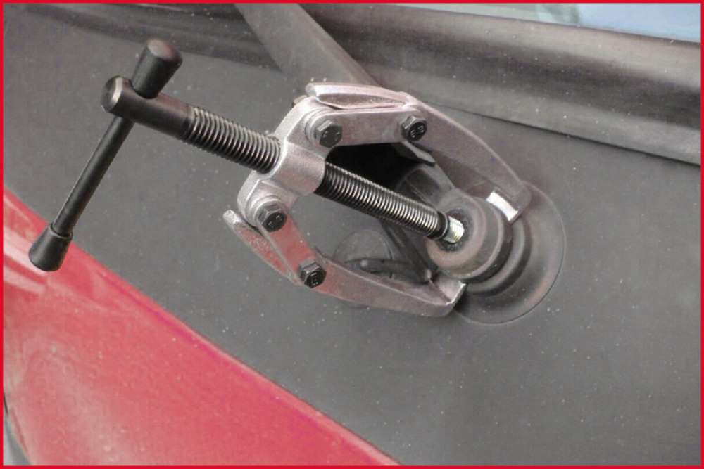 Produktbild KS Tools Universal Polklemmen Abzieher 2 armig mit Knebel M10x60mm bild 4