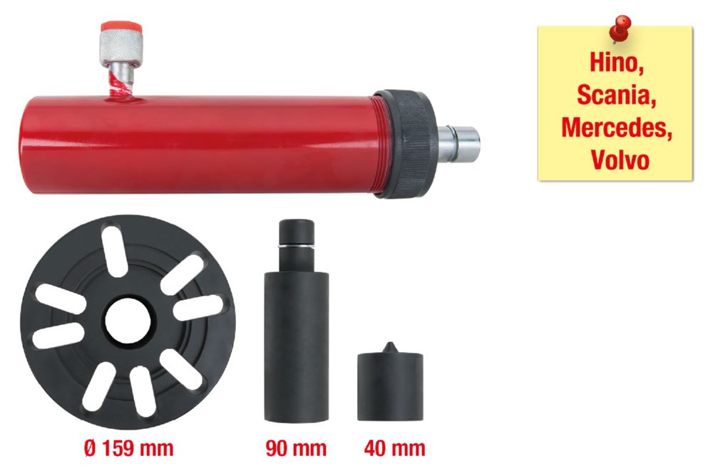 Produktbild KS Tools Universal Riemenscheiben Abzieher Satz mit Hydraulik Zylinder 4 teilig bild 2