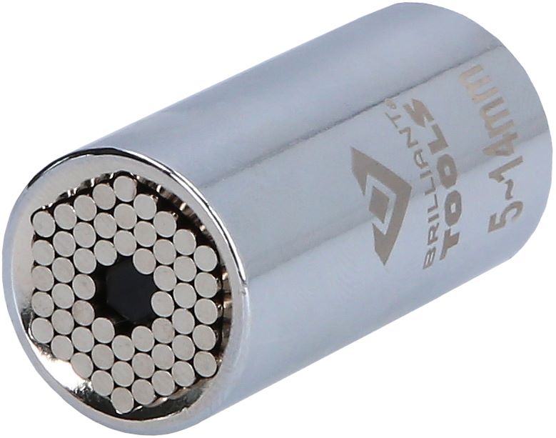 Produktbild Brilliant Tools Universalstecknuss 1/4 Zoll 5 bis 14 mm