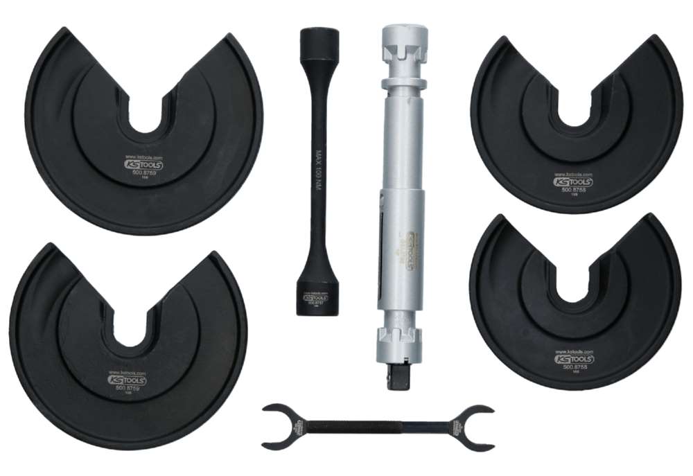 Produktbild KS Tools Universal Teleskop Centerspanner Satz für innenliegende Federn 9 Teile bild 8