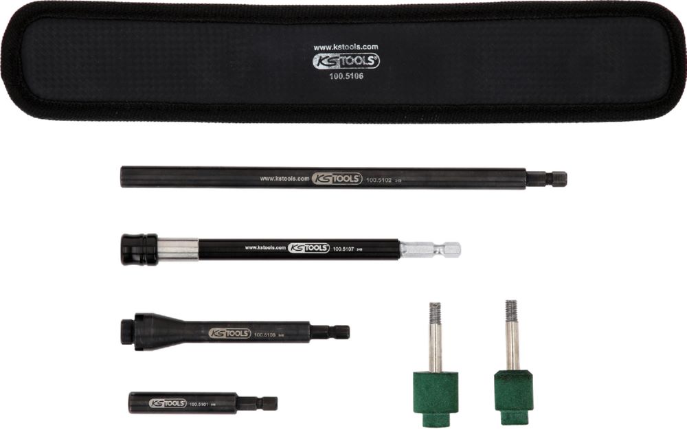 Produktbild KS Tools Ventilsitz Reinigungswerkzeug Satz für Alufelgen 7 teilig