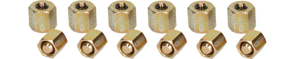 Produktbild KS Tools Verschlussmuttern Satz für Injektoren Dieselmotoren 12 Teile