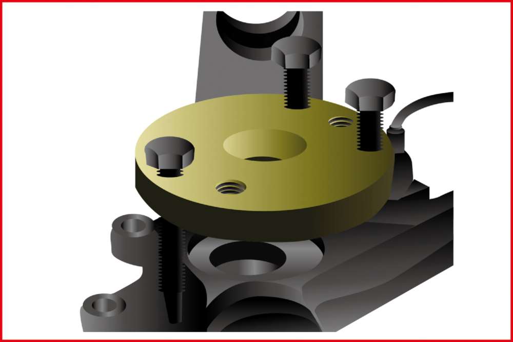 Produktbild KS Tools Verstellbare Radlager Platte 4 Teile bild 3