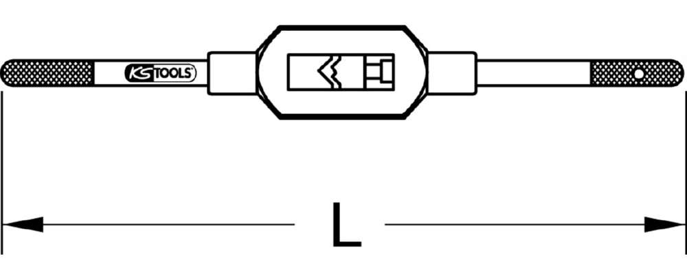 Produktbild KS Tools Verstellbare Windeisen M 3 bis M 12 bild 2