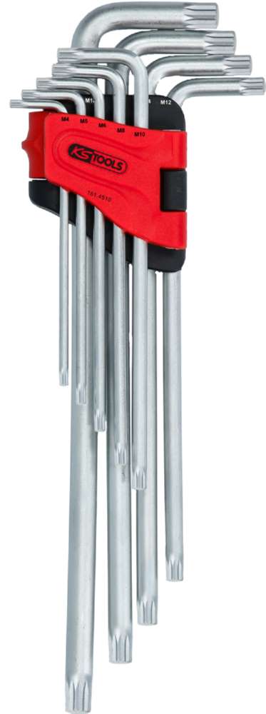 Produktbild KS Tools Winkelstiftschlüsselsatz Vielzahn XZN XL 9 Teile