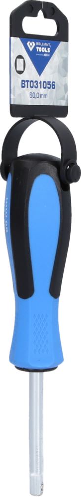 Produktbild Brilliant Tools Schraubendreher Vierkant 1/4 Zoll 60 mm bild 5