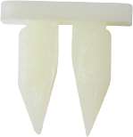 Produktbild KS Tools Vierkantmutter Clip für Mitsubishi 10er Pack Länge 10,5 mm Durchmesser 9 mm