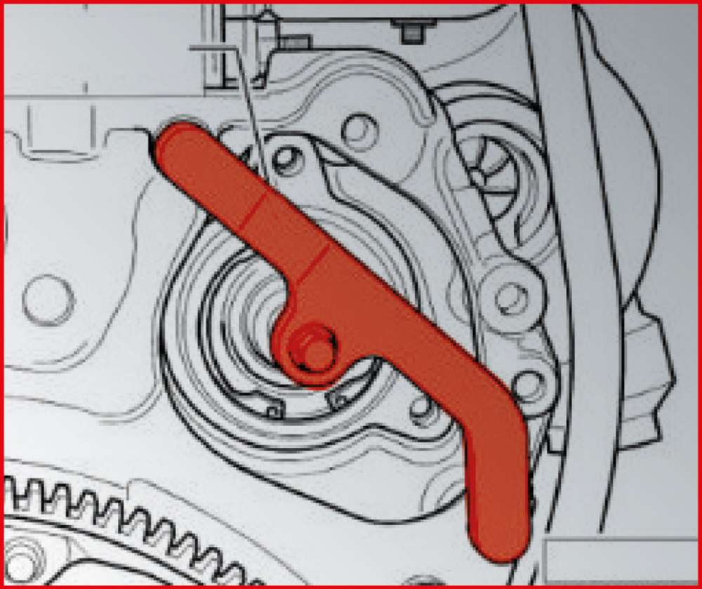 Produktbild KS Tools VW Wasserpumpen Demontage Werkzeugsatz 3 Teile bild 8