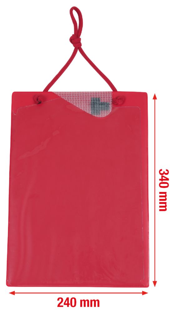 Produktbild KS Tools Werkstatt Auftragstasche DIN A4 rot bild 3